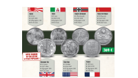  pièces de monnaie de la seconde guerre mondiale