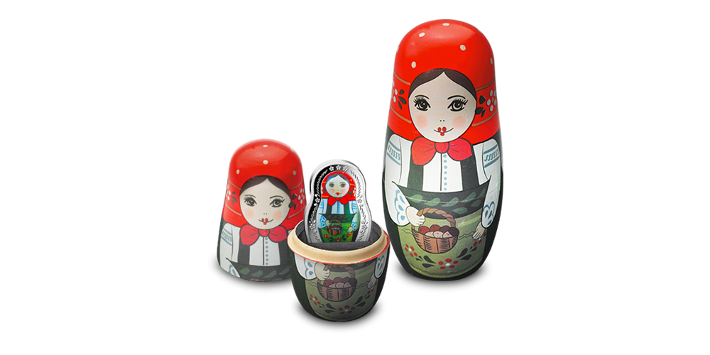 La monnaie Poupée Russe est maintenant disponible ! La monnaie Poupée Russe est maintenant disponible !