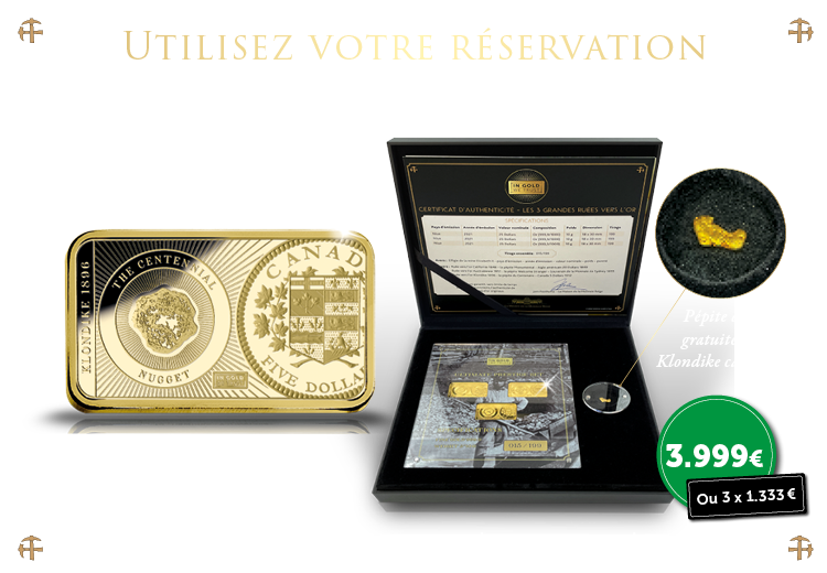 Ensemble Ultimate Prestige 2021 In Gold We Trust en or pur 24 carats