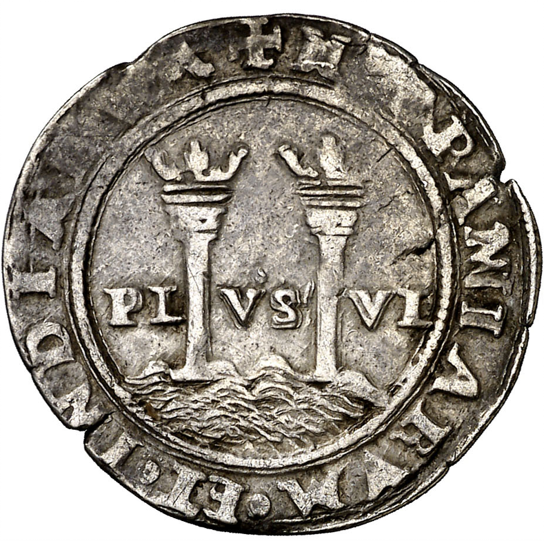 Real d'argent de Charles V frappé en Nouvelle-Espagne 