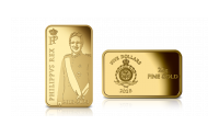 Hommage officiel au Roi Philippe en 2.5 grammes d'or pur 