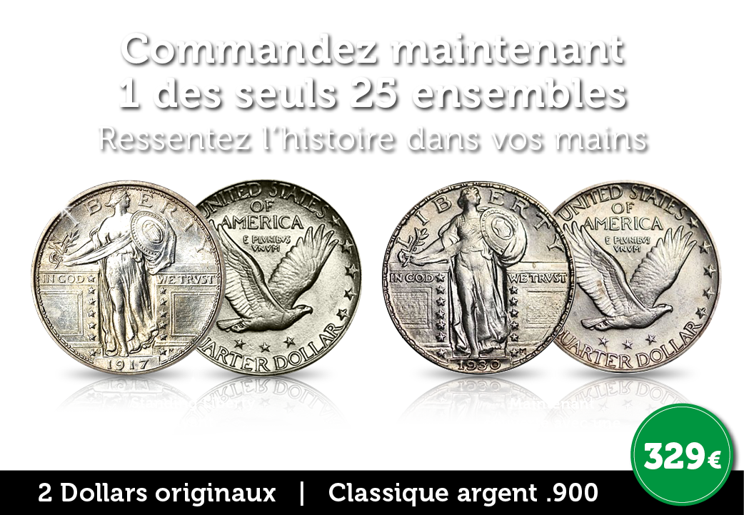 Ensemble de Dollars Standing Liberty