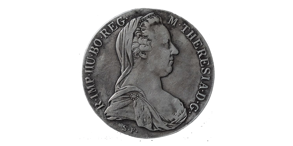 Belle pièce du monde en argent massif de Marie-Thérèse