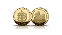 La pièce Titanic en or massif de 1/5 Oz