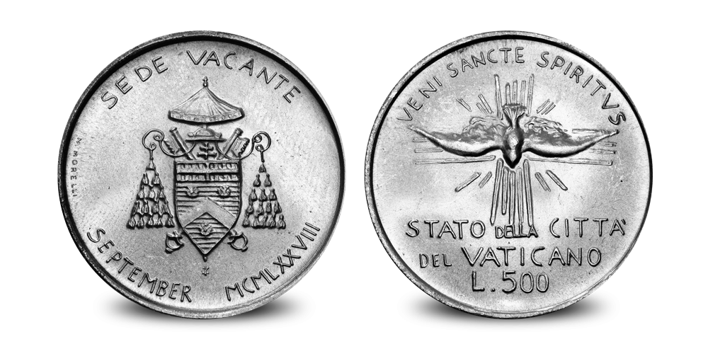 Ensemble Trois Papes en argent