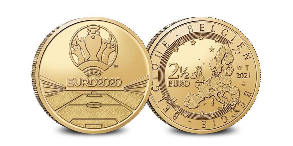 La Pièce Commémorative Euro UEFA | NOUVEAU 2021 | Coincard: Flamand avers revers La Pièce Commémorative Euro UEFA | NOUVEAU 2021 | Coincard: Flamand avers revers