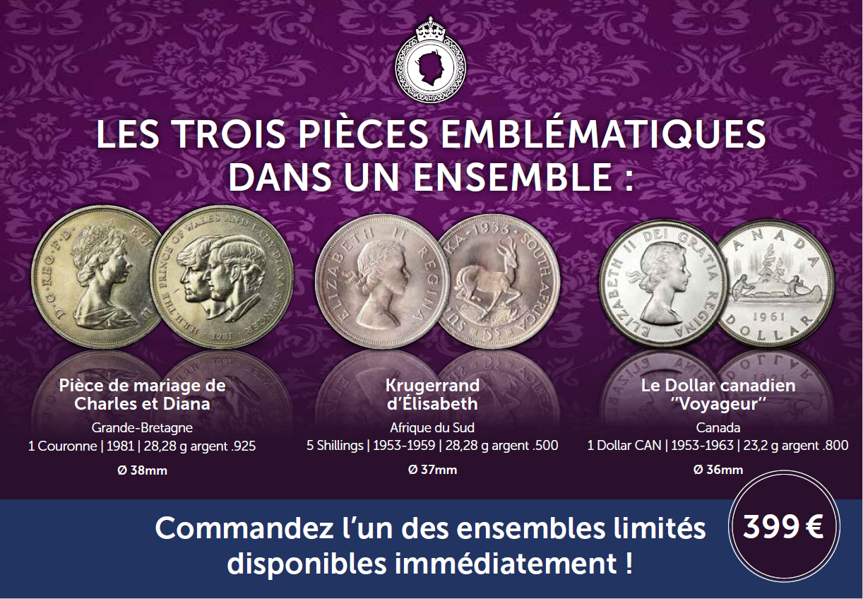 Pièces emblématiques d'Elizabeth