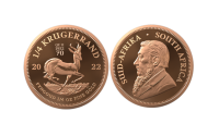 1/4 Oz Krugerrand 2022 avec une marque d'atelier spéciale !