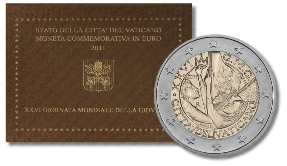 2 Euro Vatican – Madrid World Youth Day 2011 2 Euro Vatican – Madrid World Youth Day 2011